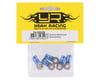 Image 2 for Yeah Racing 3mm Aluminum Threaded Rod Ends (Blue) (5) (Standard Thread)