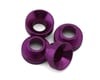 Image 1 for Yeah Racing Aluminum Servo Grommet Washers (Purple) (4)