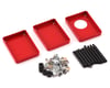 Image 2 for Yeah Racing 1/10 3 Tiered Metal Rolling Shop Cart Kit (Red)