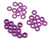 Image 1 for Yeah Racing 2.5x5mm Aluminum Flat Washers (Purple) (10) (0.5/1/2mm)