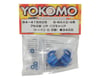 Image 2 for Yokomo 0.5° Aluminum Rear Hub Carrier (Blue) (2)
