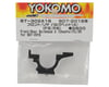 Image 2 for Yokomo Aluminum Bulkhead "A" (Black) (Front Left/Rear Right)