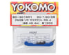 Image 2 for Yokomo Aluminum Rear-Rear Suspension Mount (Blue) (46.4mm)