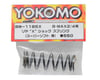 Image 2 for Yokomo Rear "X" Shock Spring Set (Yellow/Super Soft)