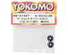 Image 2 for Yokomo "X" Shock Tapered Piston (Black) (2) (2 Hole/1.5mm)