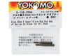 Image 2 for Yokomo 20mm Rod End Adapter (2) (Narrow Steering)