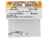 Image 2 for Yokomo MS1.0 Shock Shaft (2) (19.1mm)