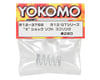 Image 2 for Yokomo "X" Shock Spring (Silver - Soft)