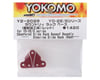 Image 2 for Yokomo YD-2 Curved Slide Rack Base (Red)