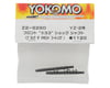 Image 2 for Yokomo Front Shock Shaft (2) (Black Diamond Coating)