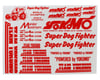 Image 1 for Yokomo 807C Super Dog Fighter Decal Set (Red)