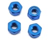Image 1 for Yokomo 3mm Aluminum Thin Locknut (Blue) (4)