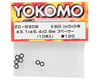 Image 2 for Yokomo 3.1x5.4x0.8mm Shock Shaft Spacer (10)