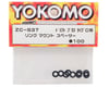 Image 2 for Yokomo 3x7x0.5mm Steel Washer (10)