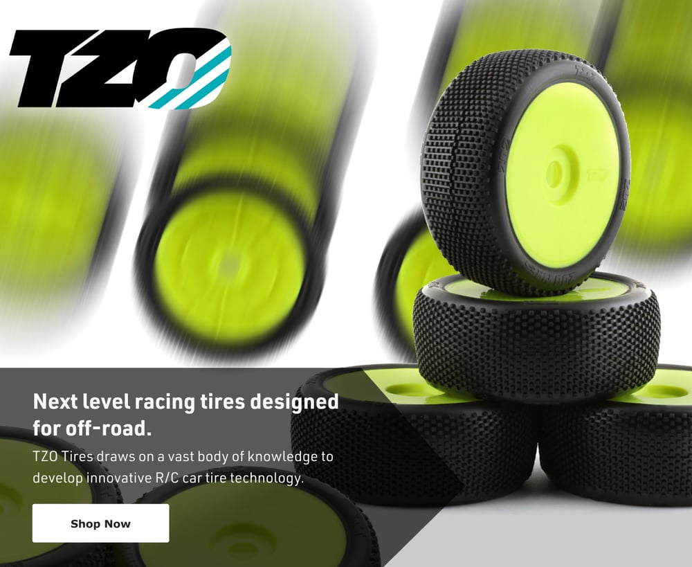 Next level racing tires designed for off-road. - TZO Tires draws on a vast body of knowledge to  develop innovative R/C car tire technology. - Shop Now