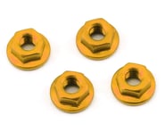 175RC Aluminum 4mm Serrated Wheel Nuts (Gold) | product-related