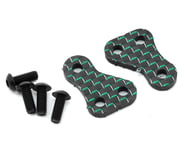 175RC B6/B6D Carbon "Money" +1.5 Steering Block Arms (Green) (2) | product-related