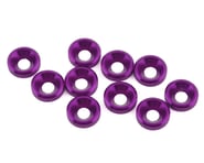 1UP Racing 3mm Countersunk Washers (Purple) (10) | product-related