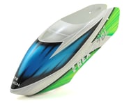 more-results: This is an optional Align T-Rex 470L Fiberglass Painted Canopy, in White/Green/Blue st