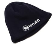 more-results: The AMain Knit Cap Beanie is a dark blue colored head cap that covers your head from t