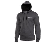 more-results: This stylish Dark Heather hoodie is constructed from a soft cotton-poly mix for comfor