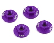 more-results: AMR 4mm Purple Aluminum Serrated Flange Nuts are machined from aluminum and have been 