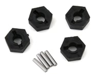 more-results: This is a replacement pack of four Team Associated Rival MT10 12mm Wheel Hexes, intend
