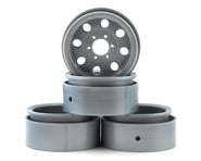 Element RC Enduro 1.9” The Ocho Beadlock Crawler Wheels (Silver) | product-related