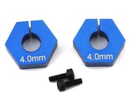 more-results: This is a replacement set of Team Associated RC10 B6.2 4.0mm Blue Clamping Wheel Hex, 