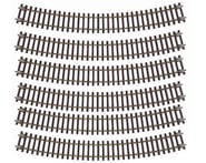 more-results: This is a pack of six Atlas Model Railroad HO-Gauge Code 83 Snap-Track 18&quot; Radius