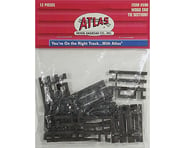 more-results: This is a pack of six Atlas Railroad HO Code 83 Flex-Track End Ties. Features: Package