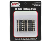 more-results: This is a pack of four Atlas Model Railroad HO-Gauge Code 100 Snap-Track 1.5&quot; Str