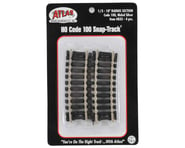 more-results: This is a pack of four Atlas Model Railroad HO-Gauge Code 100 Snap-Track 18&quot; Radi