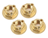 more-results: Avid RC Triad 4mm Light Weight Serrated Wheel Nut Set (4) (Gold)