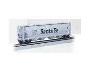 more-results: The Bachmann HO Scale Santa Fe 4-Bay Cylindrical Grain Hopper, a detailed model of the