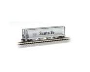 more-results: The Bachmann N Scale Santa Fe 4-Bay Cylindrical Grain Hopper, a detailed model of the 
