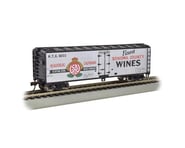 more-results: The Bachmann HO Scale Sonoma County Wines 40' Wood-Side Refrigerator Box Car, a detail