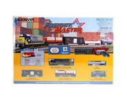 more-results: This is the Bachmann N Scale Freightmaster Train Set. With a 3,000-horsepower engine a