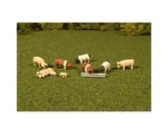 more-results: This is a pack of nine O Scale Bachmann SceneScapes Pigs. Populate your layout with mi
