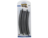 more-results: This is a pack of four Bachmann HO-Scale E-Z Track Steel 18" Radius Curves. Four piece