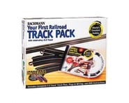 more-results: This is a HO Scale Bachmann E-Z Steel Alloy First Railroad Track Pack. It's never been