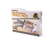 more-results: This is a HO Scale Bachmann E-Z Nikel Silver First Railroad Track Pack. It's never bee