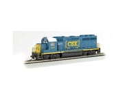 more-results: Bachmann&nbsp;GP40 CSX HO Scale Model Train. This 8-wheel drive train comes DCC-ready 