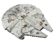 more-results: Model Kit Overview: This is the Millennium Falcon model kit from Bandai, presenting an