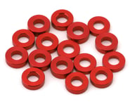 more-results: Team Brood 3x6mm 6061 Aluminum Ball Stud Washers Medium Kit (Red) (16)