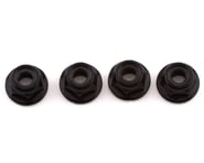 more-results: This is a replacement pack of four CEN M4 Nylon Serrated Flange Locknuts, intended for