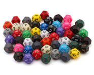 more-results: Dice Set Overview: The Bag of 50 Assorted Loose Opaque Polyhedral D12 Dice from Chesse