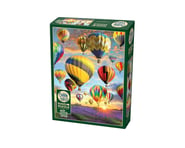 more-results: Puzzle Overview: Hot air balloons gracefully ascend into the evening sky above the blo