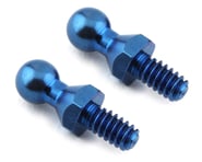 more-results: Custom Works Titanium Hex Ball Stud (Blue) (2) (Short)