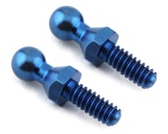 more-results: Custom Works Titanium Hex Ball Stud (Blue) (2) (Long)